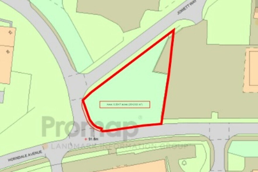 Horndale Av, Newton Aycliffe for sale - Goad Map - Image 1 of 3