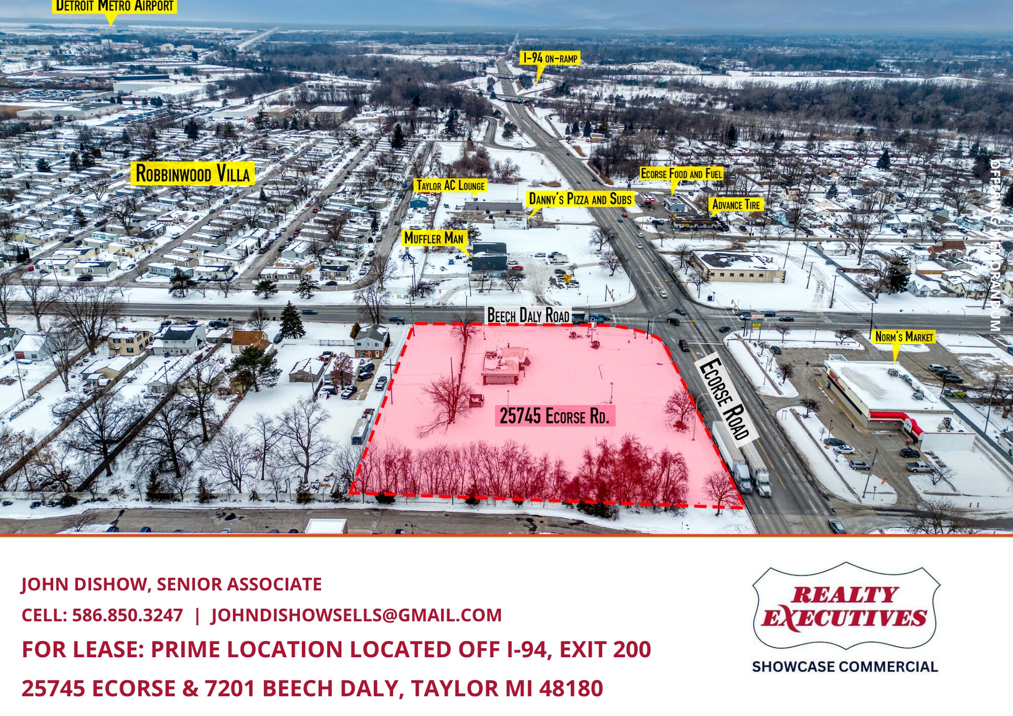 25745 Ecorse Rd, Taylor, MI for lease Primary Photo- Image 1 of 2