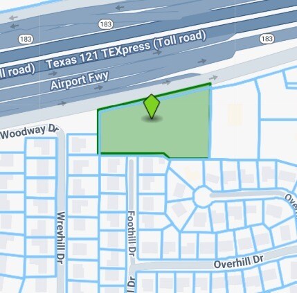 825 Airport Fwy, Hurst, TX à louer - Plan cadastral - Image 2 de 2