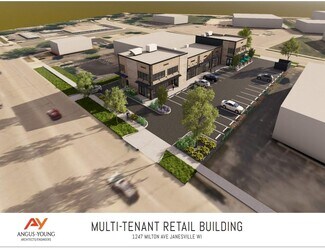 Plus de détails pour 1247 Milton Ave, Janesville, WI - Commerce de détail à louer