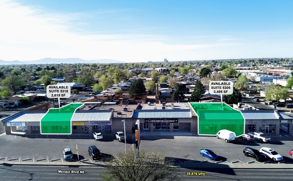 5300-5320 Menaul Blvd NE, Albuquerque, NM à louer - Photo du bâtiment - Image 3 de 12