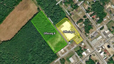 120 S Church Ave, Garland, NC - AERIAL  map view