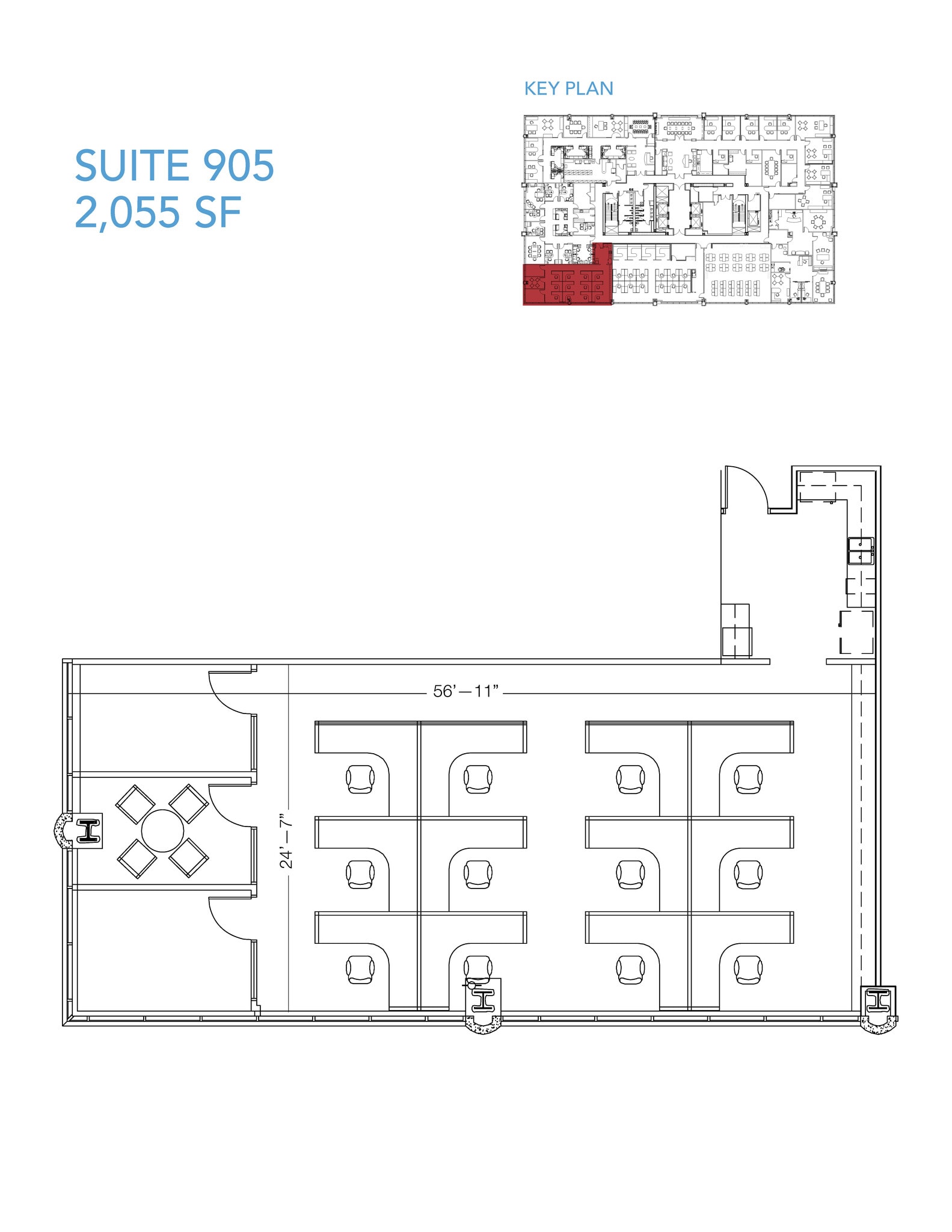 501 Riverside Ave, Jacksonville, FL à louer Plan d’étage- Image 1 de 1