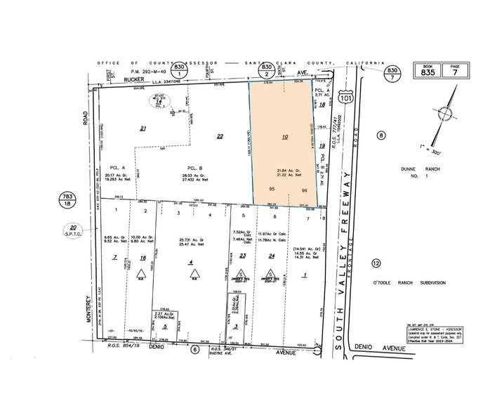 370 Rucker Ave, Gilroy, CA à vendre - Plan cadastral - Image 1 de 1