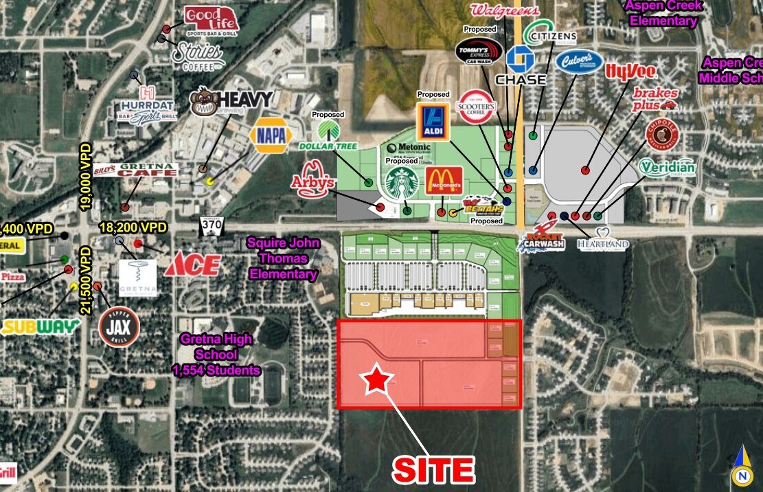 Hwy 370 & S 192nd St, Gretna, NE à vendre Photo principale- Image 1 de 6