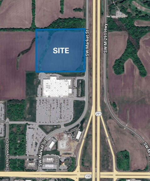 291 Hwy and 150 Hwy, Lees Summit, MO for sale Aerial- Image 1 of 3