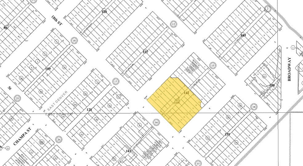 1801 California St, Denver, CO à louer - Plan cadastral - Image 2 de 18