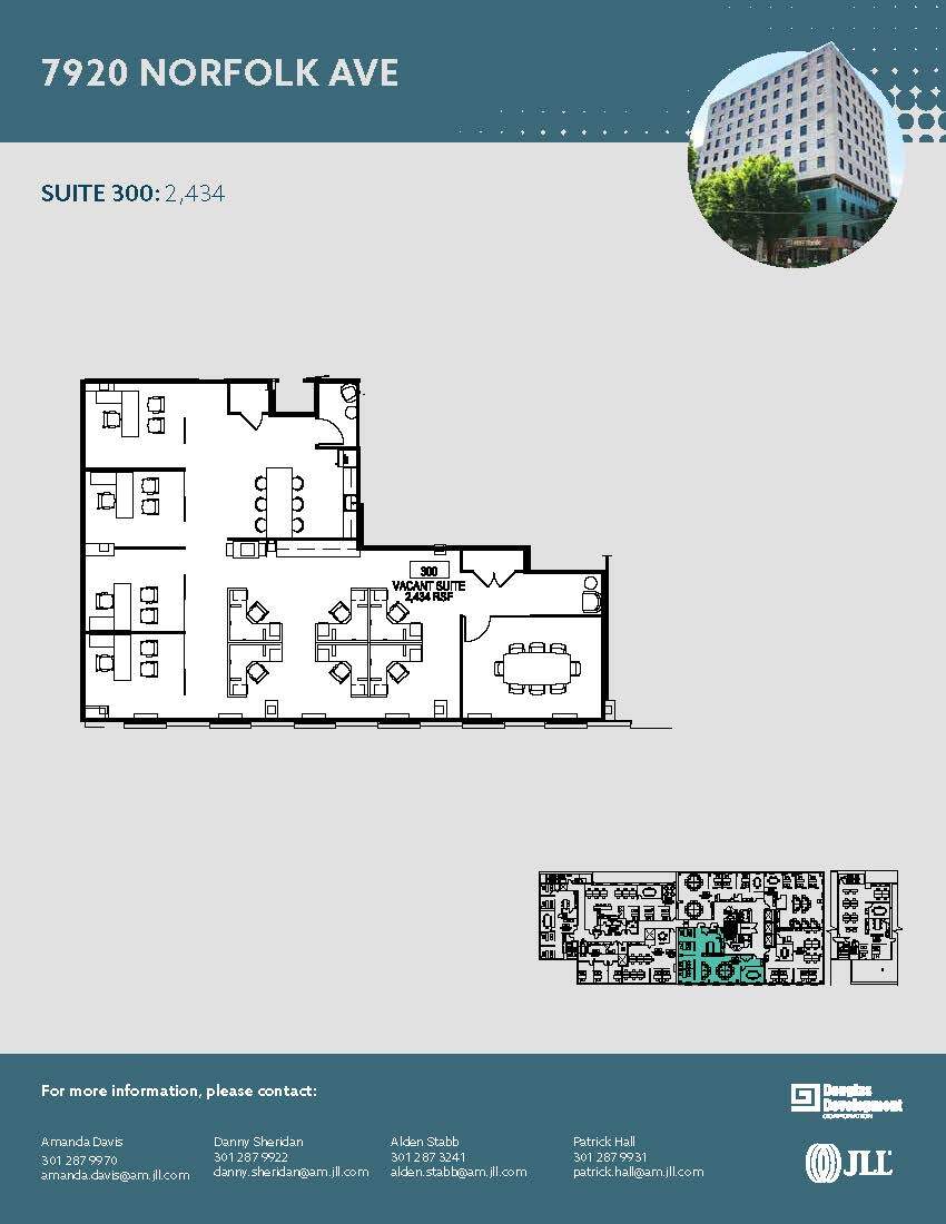 7900-7920 Norfolk Ave, Bethesda, MD for lease Floor Plan- Image 1 of 1