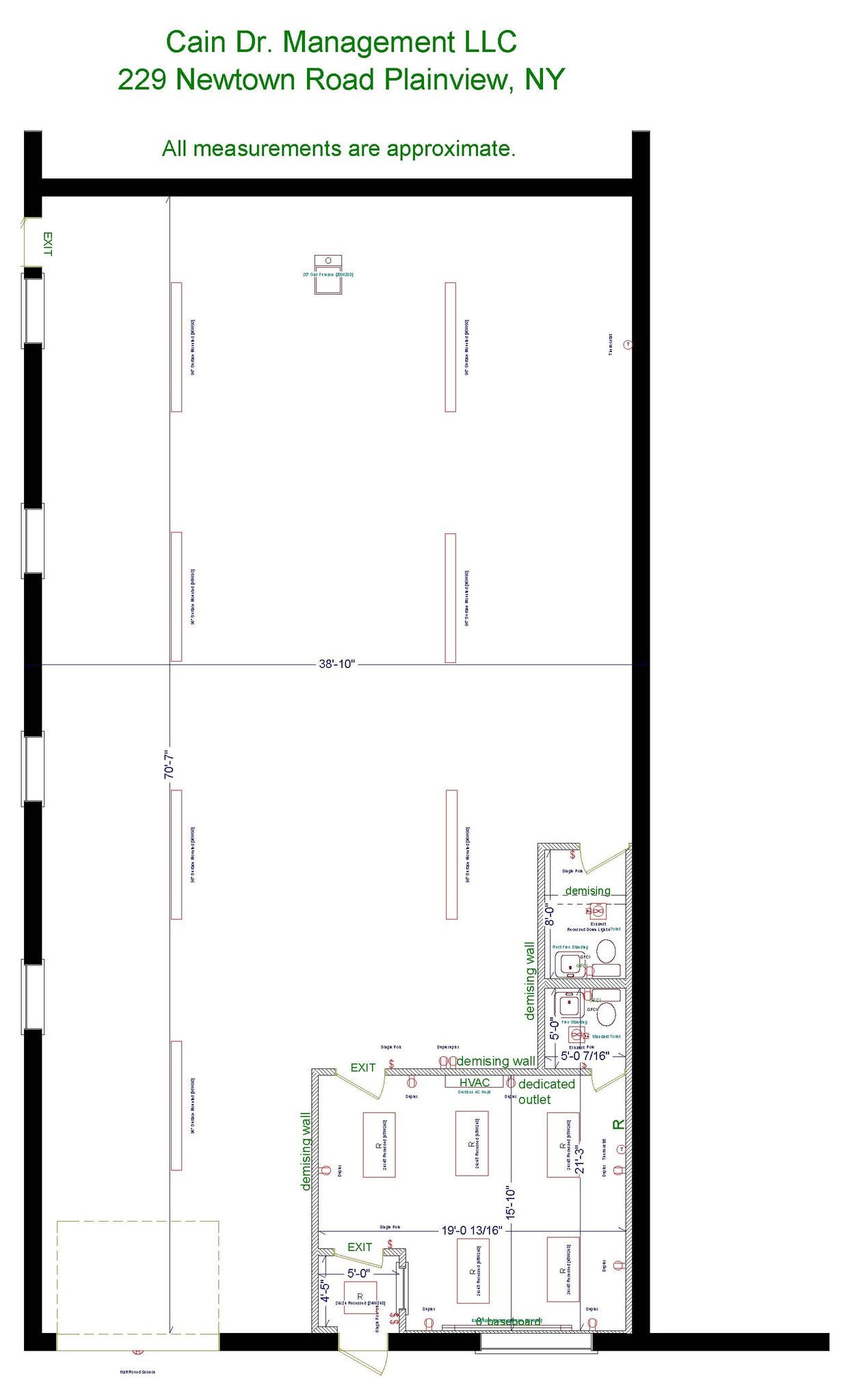 229 Newtown Rd, Plainview, NY for lease Floor Plan- Image 1 of 1