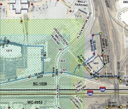 Crossroads Blvd & I-240 Service Rd, Oklahoma City, OK - AERIAL map view