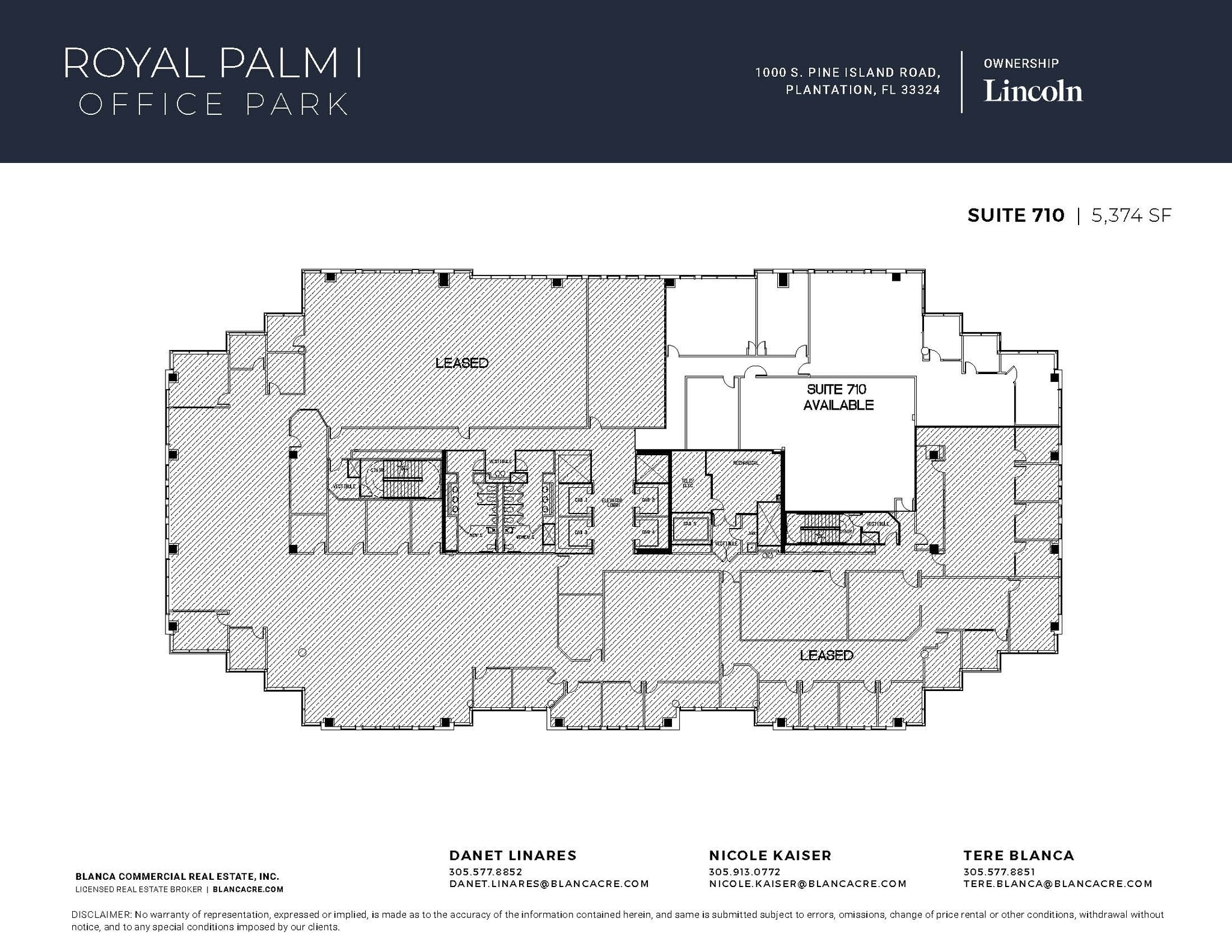 1000 S Pine Island Rd, Plantation, FL à louer Plan d’étage- Image 1 de 2