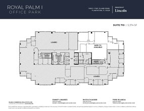 1000 S Pine Island Rd, Plantation, FL à louer Plan d’étage- Image 1 de 2
