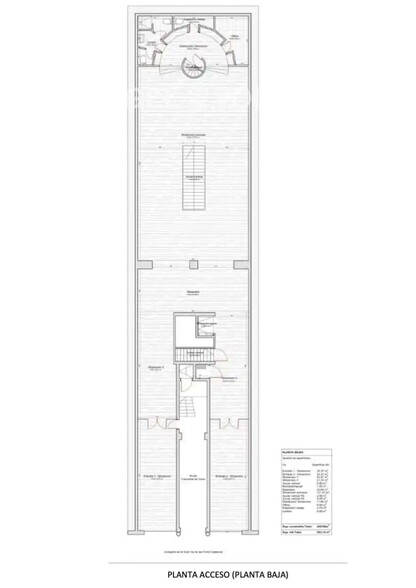 Commerce de détail dans Barcelona, BAR à louer - Plan de site - Image 3 de 3