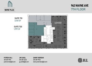 962 Wayne Ave, Silver Spring, MD à louer Plan d’étage- Image 1 de 2