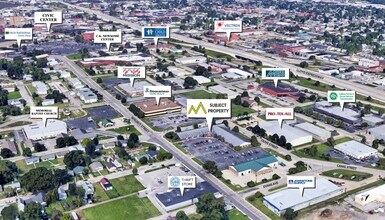 700 E Walnut St, Evansville, IN - Aérien Vue de la carte