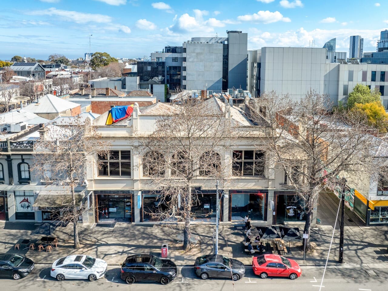 232 Clarendon St, South Melbourne for lease Aerial- Image 1 of 3