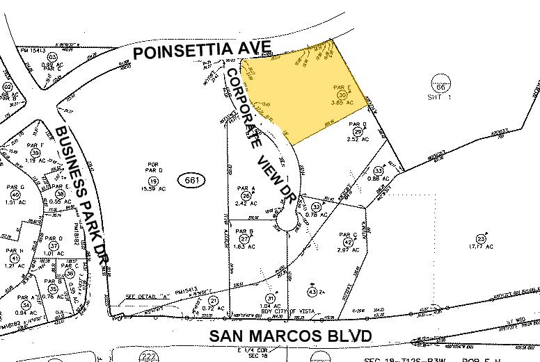 3260 Corporate View, Vista, CA à louer - Plan cadastral - Image 2 de 2