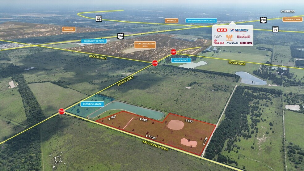 0 House Hahl Rd, Hockley, TX à vendre - Photo du bâtiment - Image 2 de 3