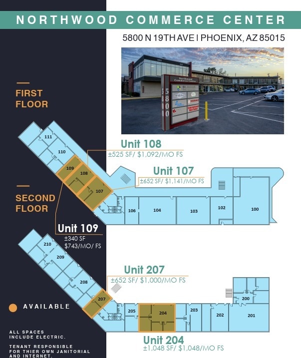 5800 N 19th Ave, Phoenix, AZ for lease Site Plan- Image 1 of 1