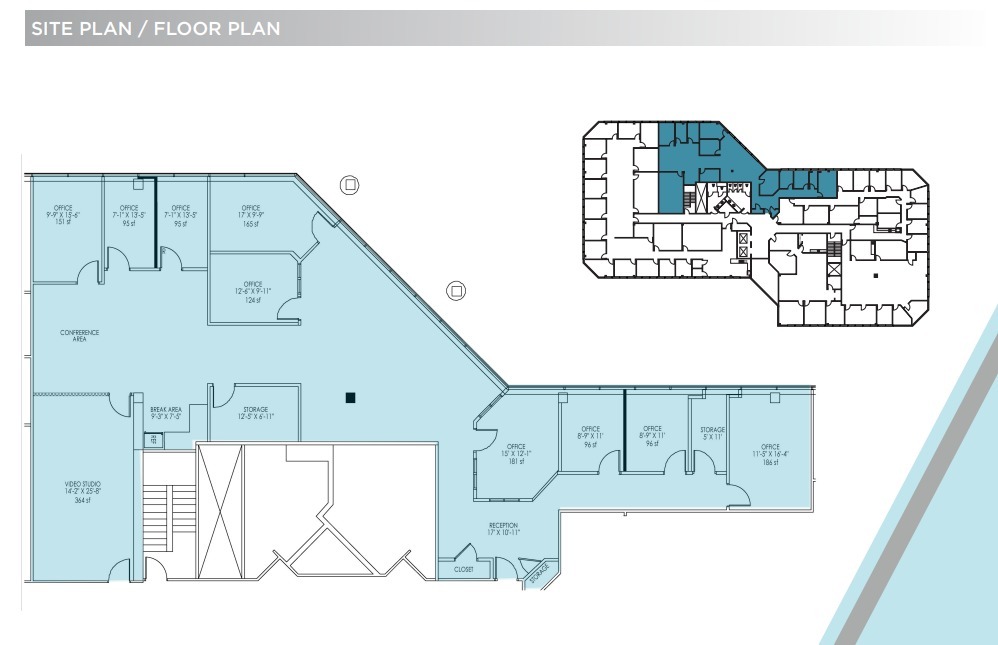 3710 University Dr, Durham, NC à louer Plan d’étage- Image 1 de 3