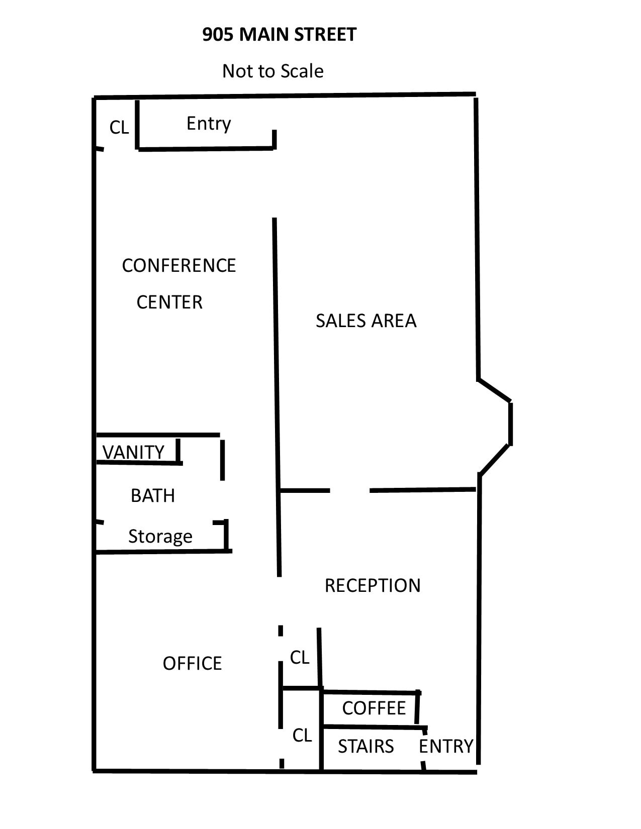 905 Main St, Windsor, CO for lease Floor Plan- Image 1 of 5