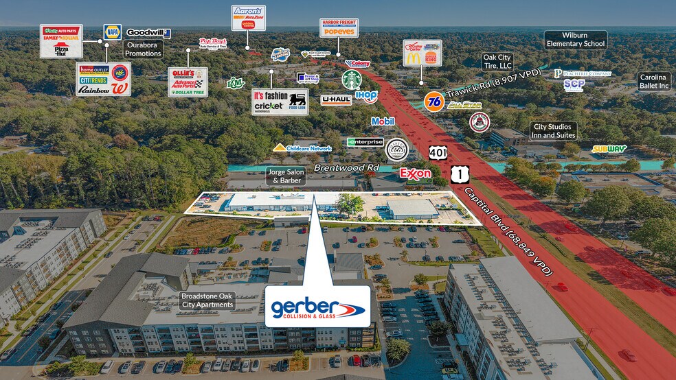 2821 Capital Blvd, Raleigh, NC à vendre - Photo du bâtiment - Image 2 de 5