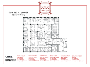 818 W 7th St, Los Angeles, CA à louer Plan d  tage- Image 1 de 1