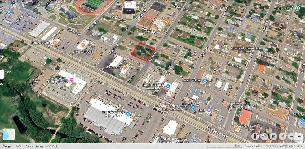 96 Jones Ave, Salida, CO for sale - Aerial - Image 1 of 10