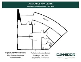8585 E Hartford Dr, Scottsdale, AZ for lease Floor Plan- Image 1 of 1