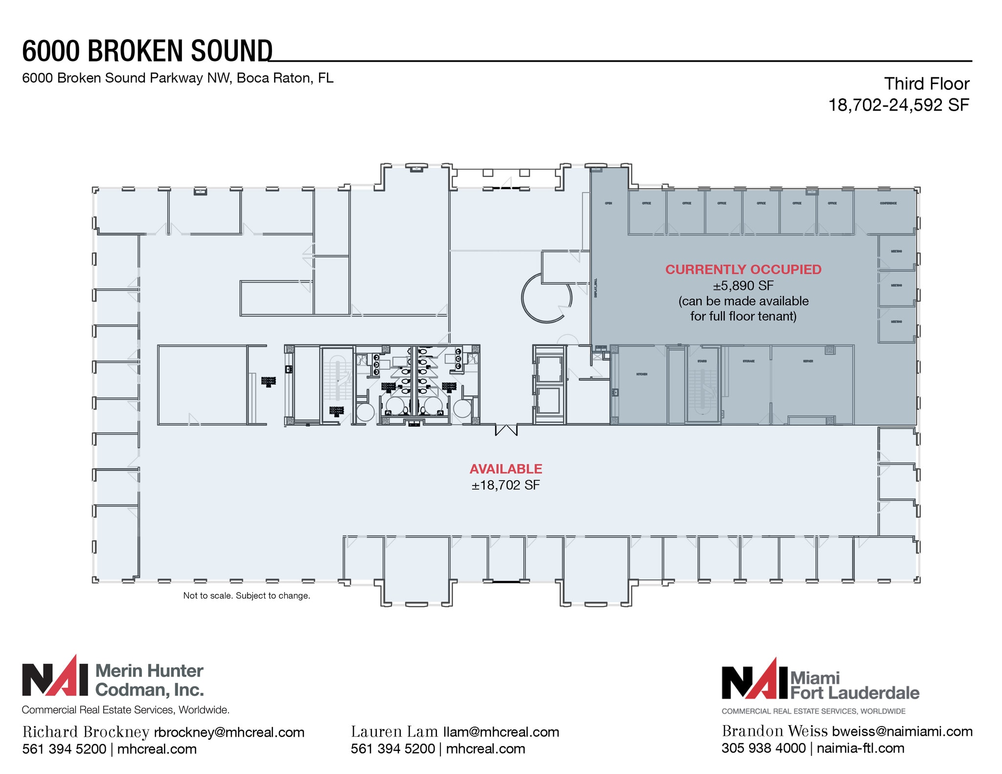 6000 Broken Sound Pky NW, Boca Raton, FL for lease Floor Plan- Image 1 of 10