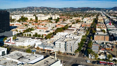 5353 Wilshire Blvd, Los Angeles, CA - AERIAL  map view