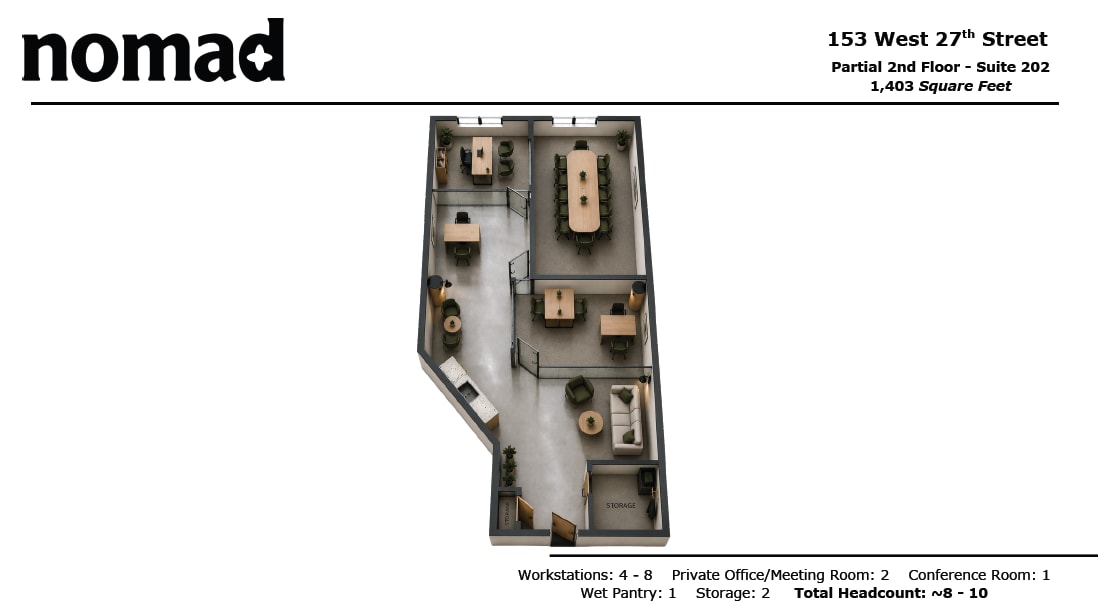 153 W 27th St, New York, NY for lease Floor Plan- Image 1 of 6