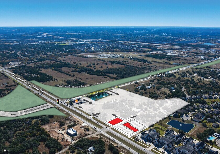 17709 Ronald Reagan Blvd, Leander, TX à louer - Aérien - Image 3 de 5