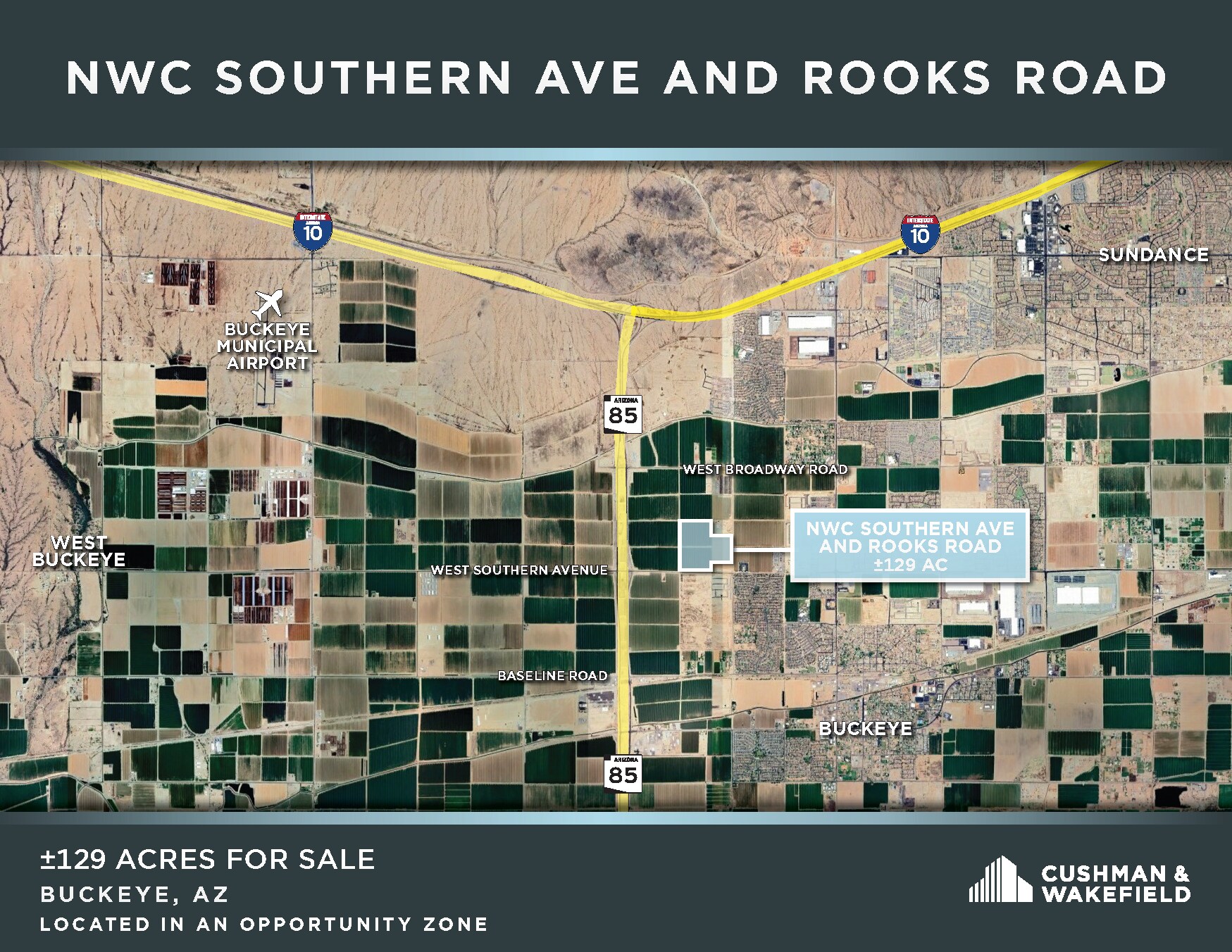 NW Southern Ave & Rooks Rd, Buckeye, AZ for sale Building Photo- Image 1 of 3