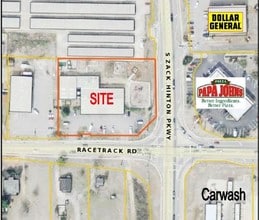 171 Racetrack Rd, McDonough, GA - Aerial map view