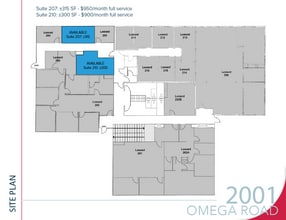 2001 Omega Rd, San Ramon, CA for lease Floor Plan- Image 1 of 1