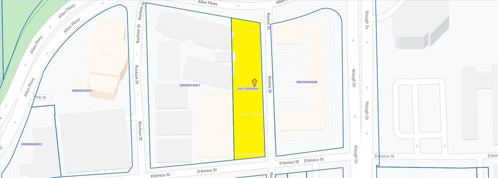 3201 Allen Pky, Houston, TX for lease - Plat Map - Image 2 of 23