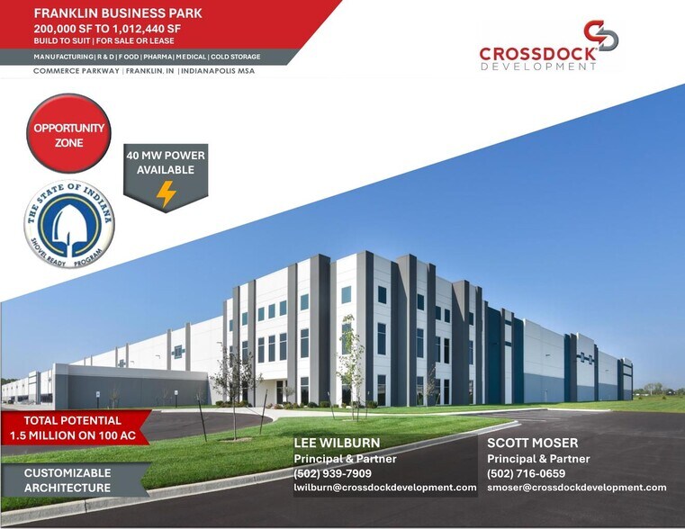 Commerce Parkway, Franklin, IN à louer - Photo du bâtiment - Image 1 de 9