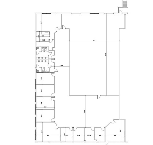 245 Hembree Park Dr, Roswell, GA à louer - Plan d’étage - Image 2 de 4