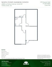 22603 La Palma Ave, Yorba Linda, CA à louer Plan d’étage- Image 1 de 1