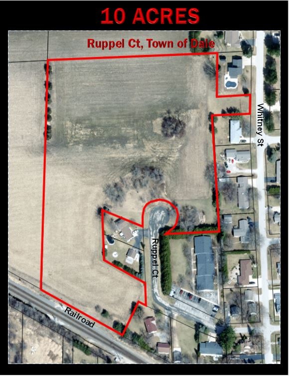 Ruppel Court, Dale, WI for sale Aerial- Image 1 of 16
