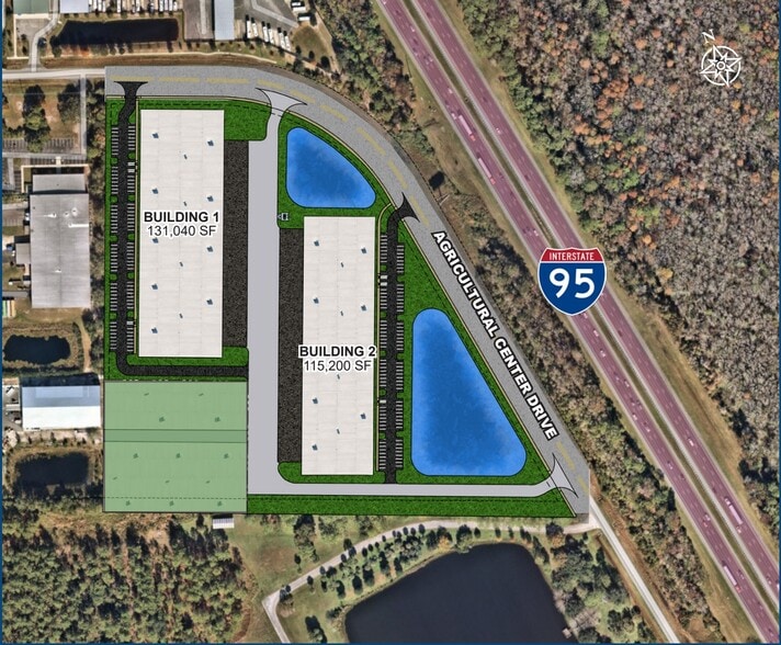 3285 Agricultural Center Dr, Saint Augustine, FL for lease - Site Plan - Image 2 of 3