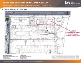 22317-22273 Barton Rd, Grand Terrace, CA à louer Plan d’étage- Image 1 de 1
