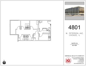 4801 W Peterson Ave, Chicago, IL à louer Plan d  tage- Image 1 de 5