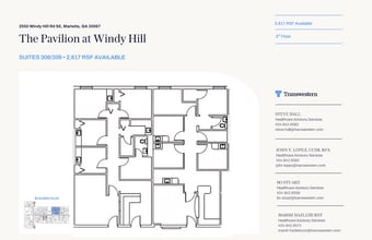 2550 Windy Hill Rd SE, Marietta, GA à louer Plan d’étage- Image 1 de 1