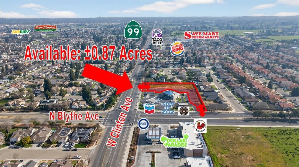 4335 Clinton ave, Fresno, CA à vendre - Photo du bâtiment - Image 1 de 8