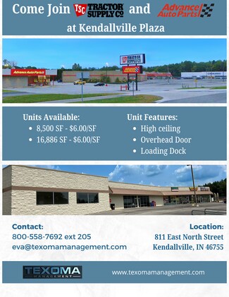 More details for 835 E North St, Kendallville, IN - Retail for Lease