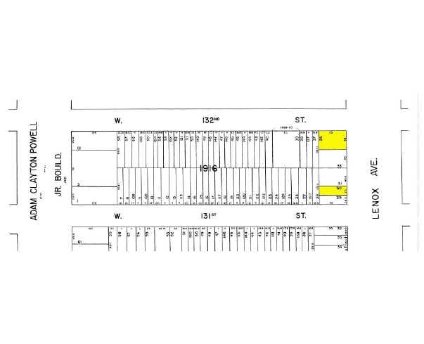 423 Lenox Ave, New York, NY for lease - Plat Map - Image 2 of 10