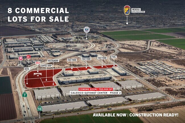 More details for Calexico Gateway Ctr, Calexico, CA - Land for Sale