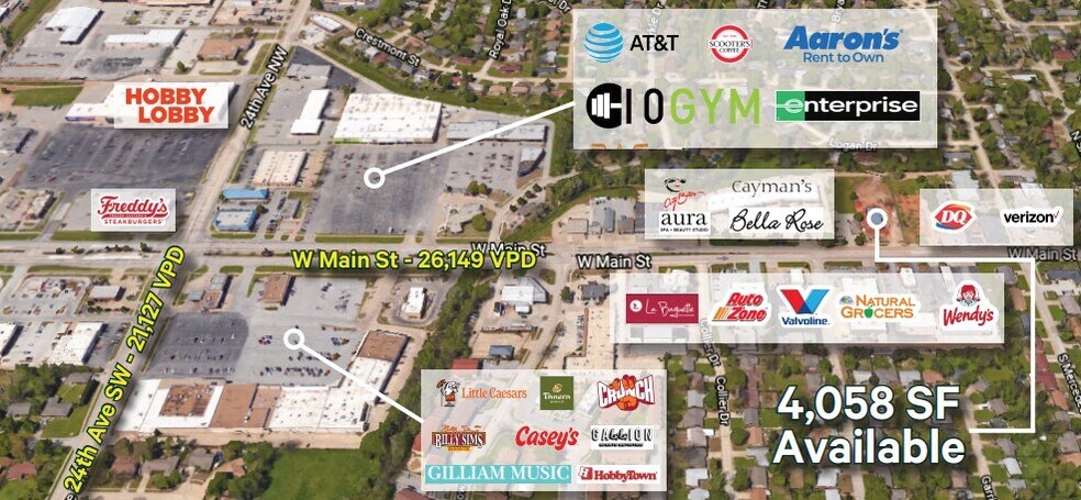 1839 W Main St, Norman, OK à louer - Photo du bâtiment - Image 2 de 2